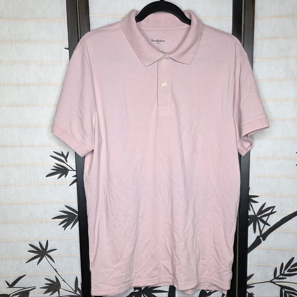 Goodfellow & Co Light Pink Polo Shirt